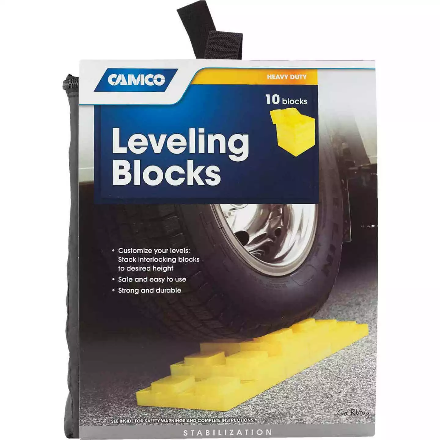 Camco RV Leveler Blocks, (10-Pack) 6 Camco RV Leveler Blocks, (10-Pack) - Image 4