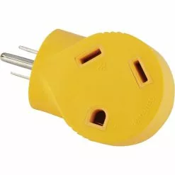 Camco Power Grip 15A Male To 30A Female 90 Deg RV Plug Adapter -Home renovation store ItemImage 579114 q5wf72 4dilz4 7ryhje
