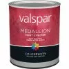 Valspar Medallion 100% Acrylic Paint & Primer Satin Exterior House Paint, White, 1 Qt. -Home renovation store ItemImage 772983 q5x19b 6clxs0 a0jhnb