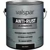 Valspar Anti-Rust Oil-Based Satin Armor Rust Control Enamel, Black, 1 Gal. -Home renovation store ItemImage 792111 q5x4u5 4uw26g 1smzf3