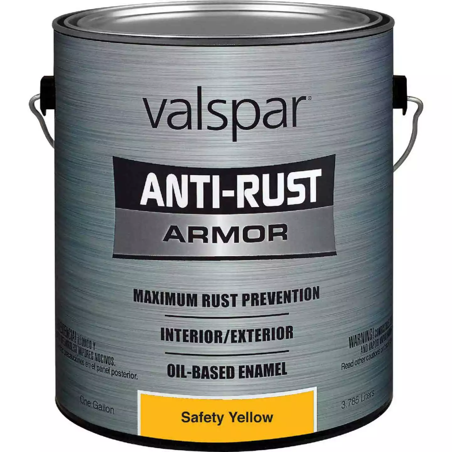 Valspar Oil-Based Gloss Anti-Rust Armor Safety Color Rust Control Enamel, Safety Yellow, 1 Gal. 3 Valspar Oil-Based Gloss Anti-Rust Armor Safety Color Rust Control Enamel, Safety Yellow, 1 Gal.